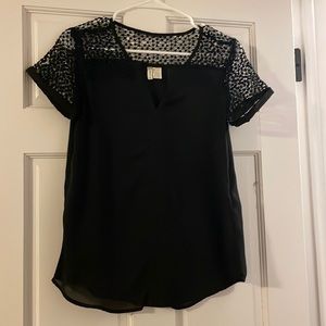 Japna split neck top, EUC